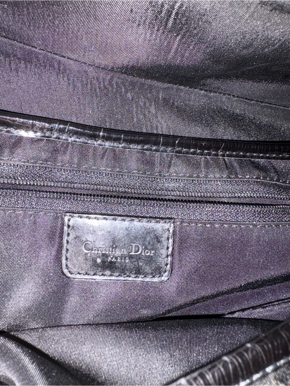 Christian Dior Black Saddle Bag - Picture 11 of 12